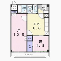 アビタ諸福の物件間取画像